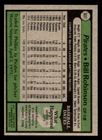 1979 Topps #637 Bill Robinson Near Mint+ 