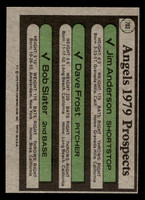 1979 Topps #703 Jim Anderson/Dave Frost/Bob Slater Angels Prospects Near Mint RC Rookie  ID: 515243