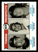1979 Topps #709 Sam Perlozzo/Rick Sofield/Kevin Stanfield Twins Prospects Near Mint RC Rookie  ID: 515249