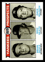 1979 Topps #710 Brian Doyle/Mike Heath/Dave Rajsich Yankees Prospects Near Mint RC Rookie  ID: 515250
