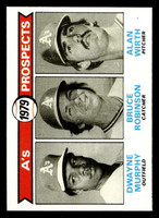1979 Topps #711 Dwayne Murphy/Bruce Robinson/Alan Wirth A's Prospects Near Mint+ RC Rookie 