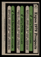 1979 Topps #720 Jerry Fry/Gerry Pirtle/Scott Sanderson Expos Prospects Near Mint RC Rookie 