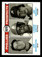 1979 Topps #722 Jim Morrison/Lonnie Smith/Jim Wright Phillies Prospects Ex-Mint RC Rookie 