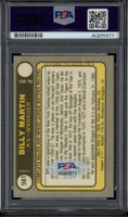 Billy Martin 1981 Fleer #581 Signed Auto PSA/DNA Slab Oakland A's