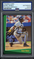 Barry Bonds 1993 Score Select #1 Signed Auto PSA/DNA Slab Pirates