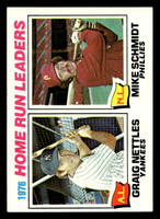 1977 Topps #2 Graig Nettles/Mike Schmidt Home Run Leaders Ex-Mint  ID: 515295