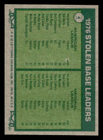 1977 Topps #4 Bill North/Davey Lopes Stolen Base Leaders Near Mint  ID: 515305