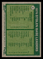 1977 Topps #4 Bill North/Davey Lopes Stolen Base Leaders Near Mint  ID: 515306
