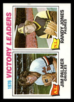 1977 Topps #5 Jim Palmer/Randy Jones Victory Leaders Near Mint  ID: 515309
