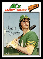 1977 Topps #12 Larry Haney Ex-Mint  ID: 515335