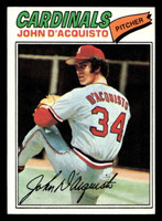 1977 Topps #19 John D'Acquisto Ex-Mint 