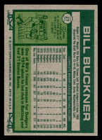 1977 Topps #27 Bill Buckner Near Mint  ID: 515392