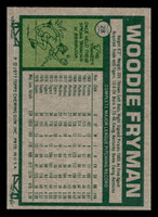 1977 Topps #28 Woodie Fryman Near Mint  ID: 515399