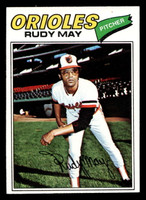 1977 Topps #56 Rudy May Near Mint  ID: 515507