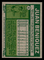 1977 Topps #81 Juan Beniquez Near Mint  ID: 515606