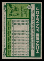 1977 Topps #70 Johnny Bench Excellent  ID: 516033