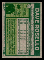 1977 Topps #92 Dave Rosello Near Mint  ID: 516121