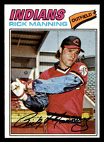 1977 Topps #115 Rick Manning Near Mint  ID: 516218