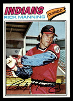 1977 Topps #115 Rick Manning Near Mint  ID: 516222