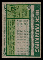1977 Topps #115 Rick Manning Near Mint  ID: 516222