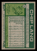 1977 Topps #132 Chip Lang Ex-Mint RC Rookie  ID: 516292
