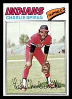 1977 Topps #168 Charlie Spikes Near Mint+ 