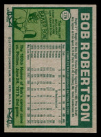 1977 Topps #176 Bob Robertson Near Mint  ID: 516461