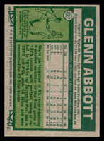 1977 Topps #207 Glenn Abbott Near Mint  ID: 516580