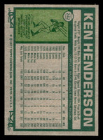1977 Topps #242 Ken Henderson Ex-Mint 