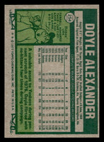 1977 Topps #254 Doyle Alexander Near Mint 