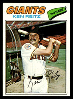 1977 Topps #297 Ken Reitz Near Mint+  ID: 516939