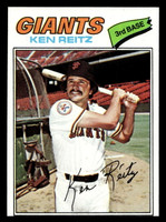 1977 Topps #297 Ken Reitz Near Mint  ID: 516940