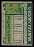 1977 Topps #305 Mickey Rivers Near Mint  ID: 516970