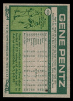 1977 Topps #308 Gene Pentz Near Mint RC Rookie  ID: 516981