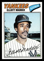 1977 Topps #332 Elliott Maddox Near Mint  ID: 517078