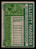 1977 Topps #332 Elliott Maddox Near Mint  ID: 517079