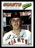 1977 Topps #343 Ed Halicki Near Mint  ID: 517124