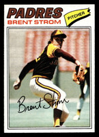 1977 Topps #348 Brent Strom Near Mint  ID: 517145