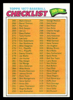1977 Topps #356 Checklist 265-396 Ex-Mint 