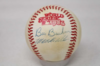 Bill Buckner Mookie Wilson Baseball PSA/DNA Signed Mets 1986 World Series Ball