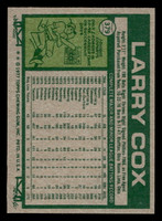 1977 Topps #379 Larry Cox Near Mint RC Rookie  ID: 517311
