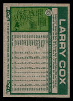1977 Topps #379 Larry Cox Near Mint RC Rookie  ID: 517312
