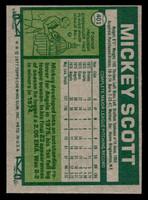1977 Topps #401 Mickey Scott Very Good 