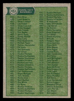 1977 Topps #451 Checklist 397-528 Ex-Mint 