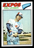 1977 Topps #471 Del Unser Ex-Mint 