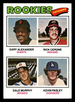 1977 Topps #476 Gary Alexander/Rick Cerone/Dale Murphy/Kevin Pasley Rookie Catchers Ex-Mint RC Rookie  ID: 517703