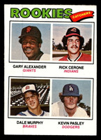 1977 Topps #476 Gary Alexander/Rick Cerone/Dale Murphy/Kevin Pasley Rookie Catchers Excellent+ RC Rookie  ID: 517704