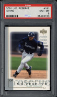 2001 UD Reserve #181 Ichiro Mariners PSA 8 NM-MINT RC 881/2500?
