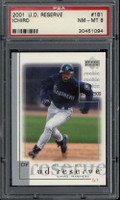 2001 UD Reserve #181 Ichiro Mariners PSA 8 NM-MINT RC 855/2500?