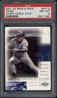 2001 UD Pros Prospects WT15 Ichiro Mariners PSA 8 NM-MINT RC World Tour